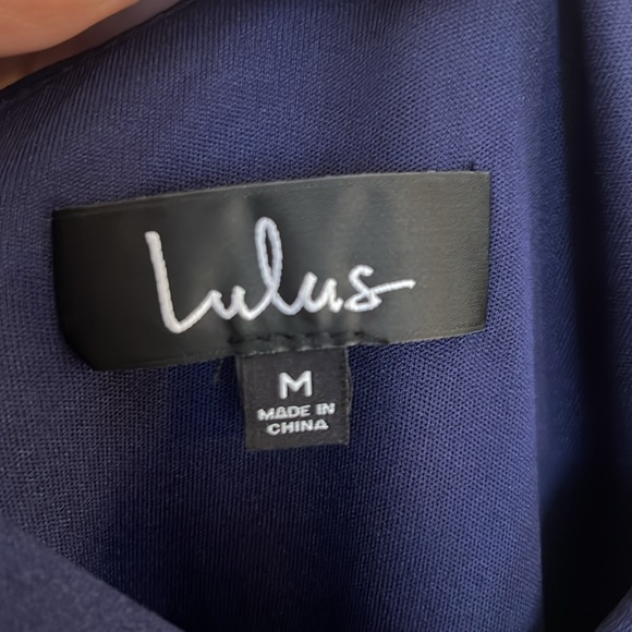 Full length navy gown - Picture 4 of 4